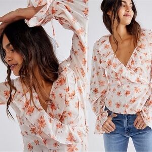 Free people Amanda Ruffle Top